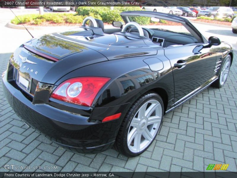 Black / Dark Slate Gray/Medium Slate Gray 2007 Chrysler Crossfire Roadster