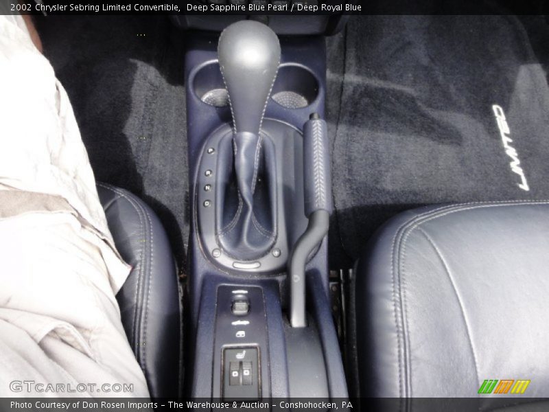  2002 Sebring Limited Convertible 4 Speed Automatic Shifter