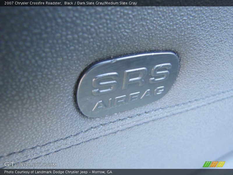 Black / Dark Slate Gray/Medium Slate Gray 2007 Chrysler Crossfire Roadster