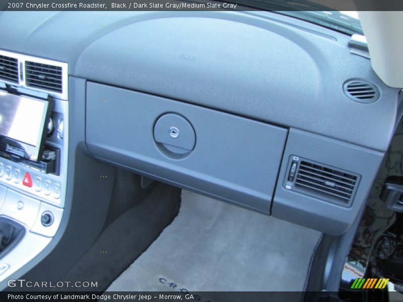 Black / Dark Slate Gray/Medium Slate Gray 2007 Chrysler Crossfire Roadster
