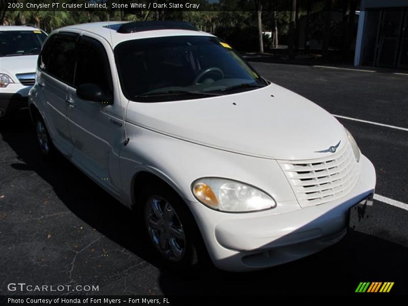 Stone White / Dark Slate Gray 2003 Chrysler PT Cruiser Limited