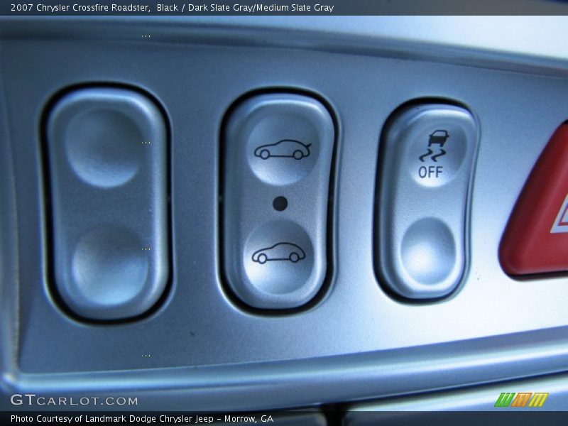 Black / Dark Slate Gray/Medium Slate Gray 2007 Chrysler Crossfire Roadster