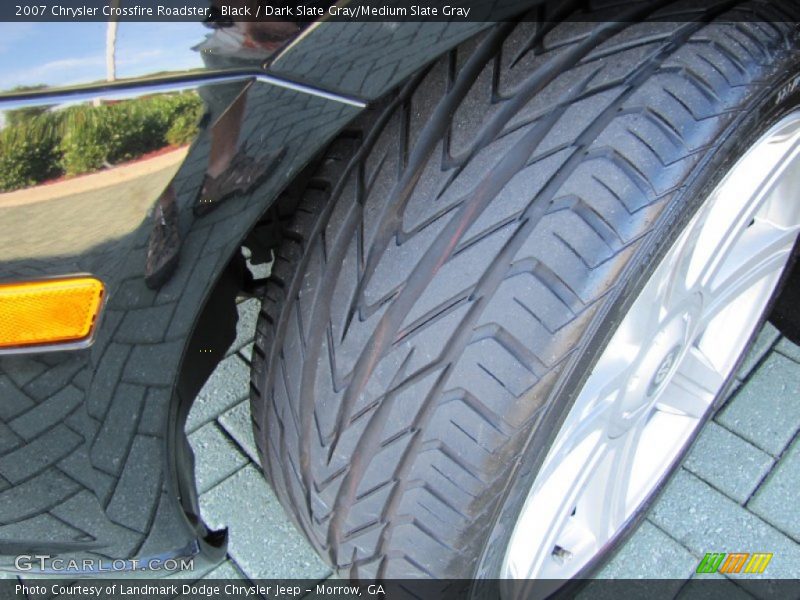 Black / Dark Slate Gray/Medium Slate Gray 2007 Chrysler Crossfire Roadster