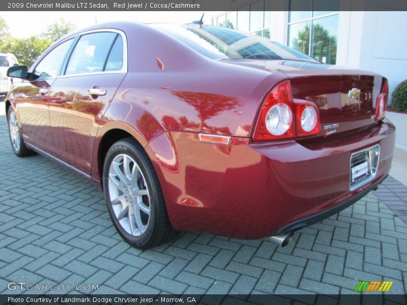 Red Jewel / Cocoa/Cashmere 2009 Chevrolet Malibu LTZ Sedan