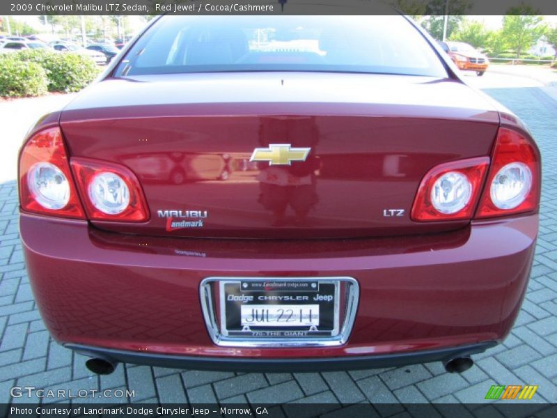 Red Jewel / Cocoa/Cashmere 2009 Chevrolet Malibu LTZ Sedan
