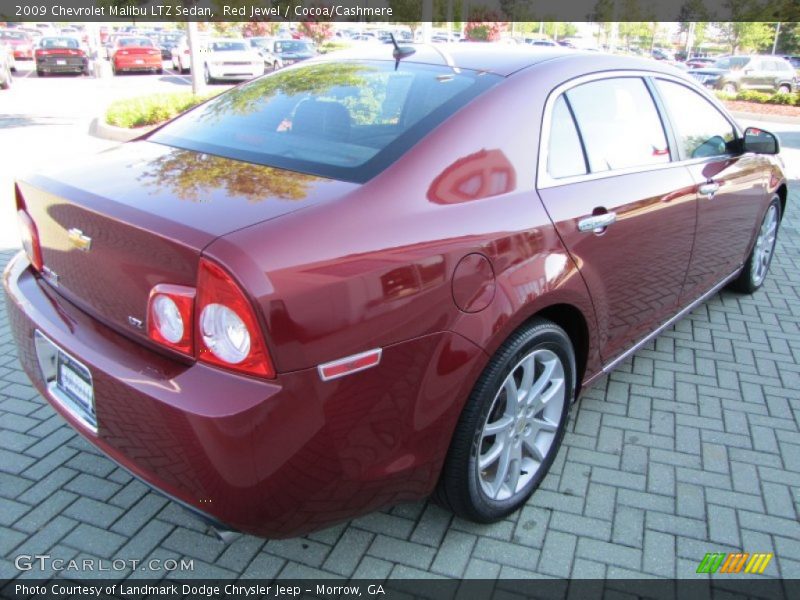 Red Jewel / Cocoa/Cashmere 2009 Chevrolet Malibu LTZ Sedan