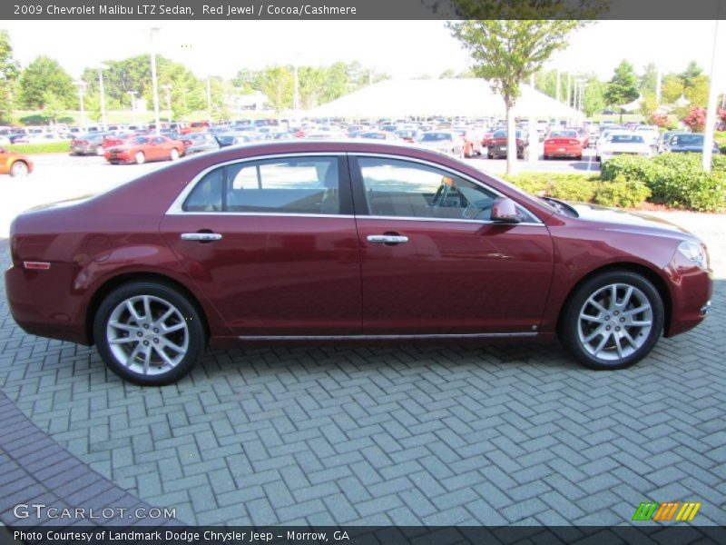 Red Jewel / Cocoa/Cashmere 2009 Chevrolet Malibu LTZ Sedan