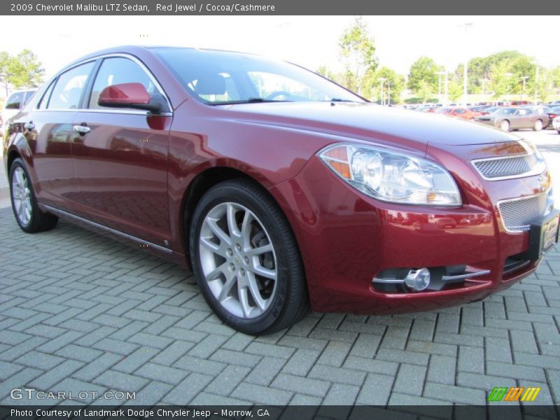 Red Jewel / Cocoa/Cashmere 2009 Chevrolet Malibu LTZ Sedan