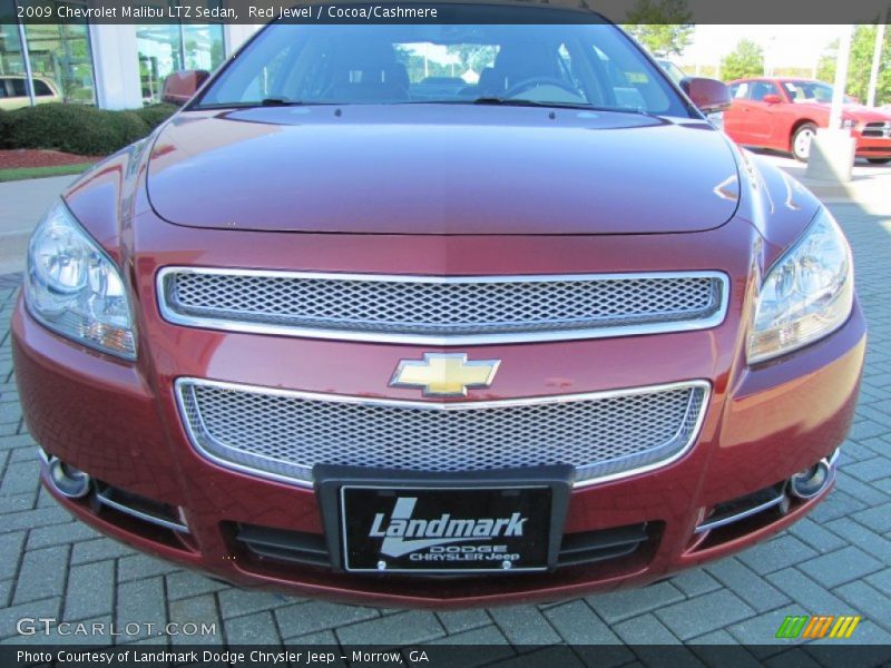 Red Jewel / Cocoa/Cashmere 2009 Chevrolet Malibu LTZ Sedan