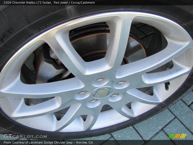 Red Jewel / Cocoa/Cashmere 2009 Chevrolet Malibu LTZ Sedan