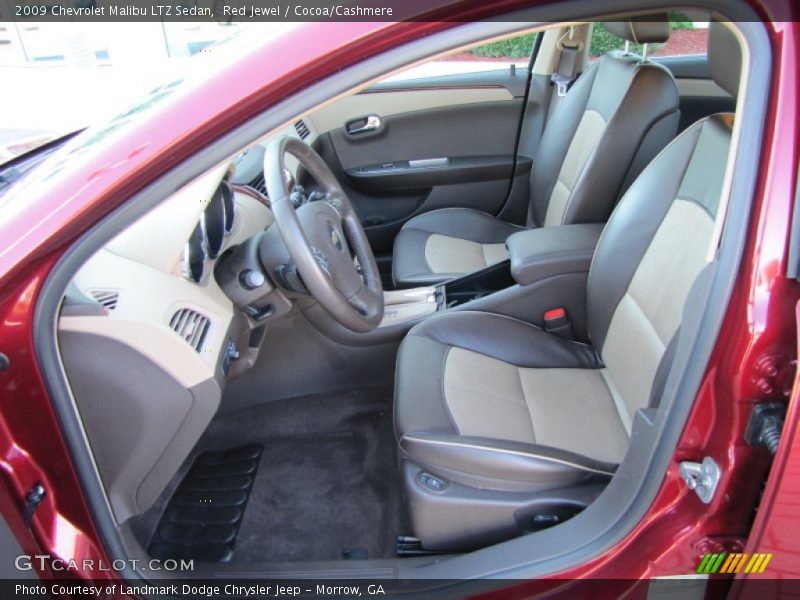 Red Jewel / Cocoa/Cashmere 2009 Chevrolet Malibu LTZ Sedan