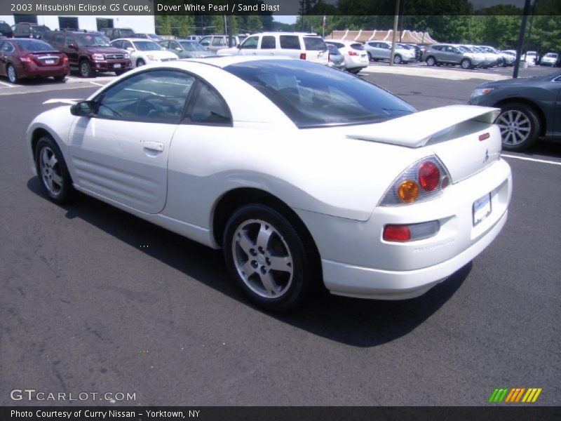 Dover White Pearl / Sand Blast 2003 Mitsubishi Eclipse GS Coupe