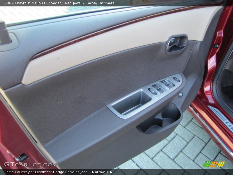 Red Jewel / Cocoa/Cashmere 2009 Chevrolet Malibu LTZ Sedan