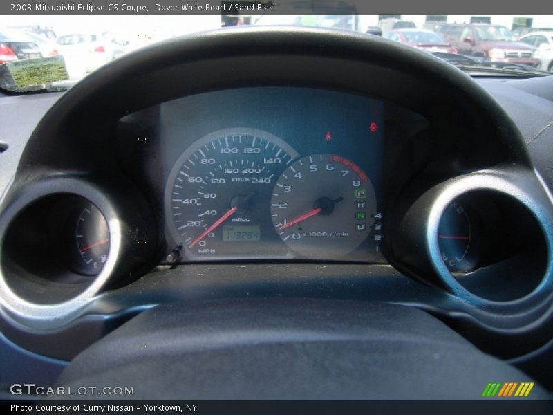 Dover White Pearl / Sand Blast 2003 Mitsubishi Eclipse GS Coupe