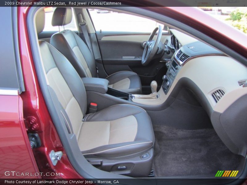 Red Jewel / Cocoa/Cashmere 2009 Chevrolet Malibu LTZ Sedan