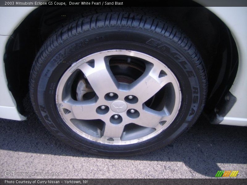 Dover White Pearl / Sand Blast 2003 Mitsubishi Eclipse GS Coupe