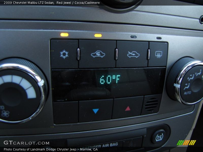 Red Jewel / Cocoa/Cashmere 2009 Chevrolet Malibu LTZ Sedan