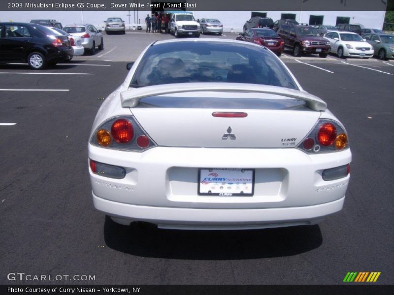 Dover White Pearl / Sand Blast 2003 Mitsubishi Eclipse GS Coupe