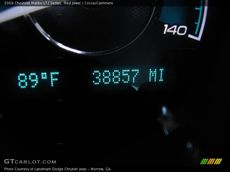 Red Jewel / Cocoa/Cashmere 2009 Chevrolet Malibu LTZ Sedan