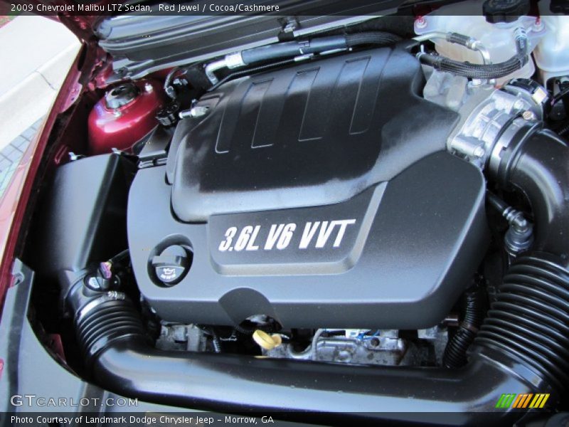 Red Jewel / Cocoa/Cashmere 2009 Chevrolet Malibu LTZ Sedan