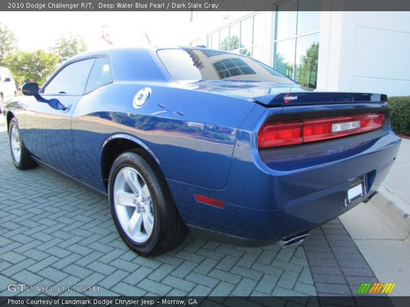 Deep Water Blue Pearl / Dark Slate Gray 2010 Dodge Challenger R/T