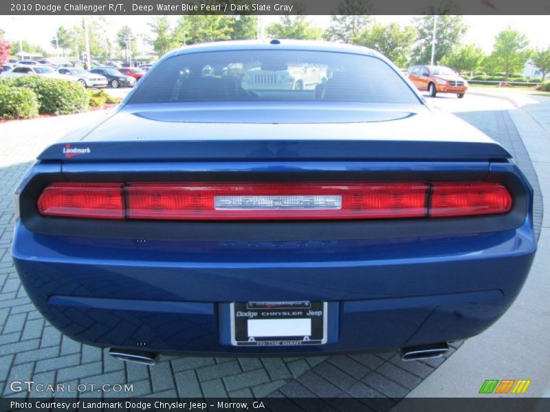 Deep Water Blue Pearl / Dark Slate Gray 2010 Dodge Challenger R/T