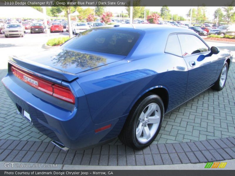 Deep Water Blue Pearl / Dark Slate Gray 2010 Dodge Challenger R/T