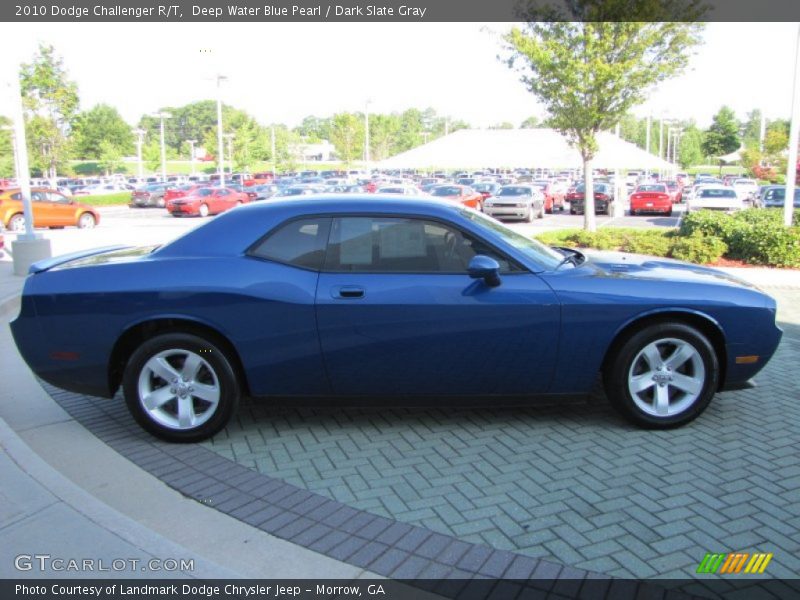 Deep Water Blue Pearl / Dark Slate Gray 2010 Dodge Challenger R/T