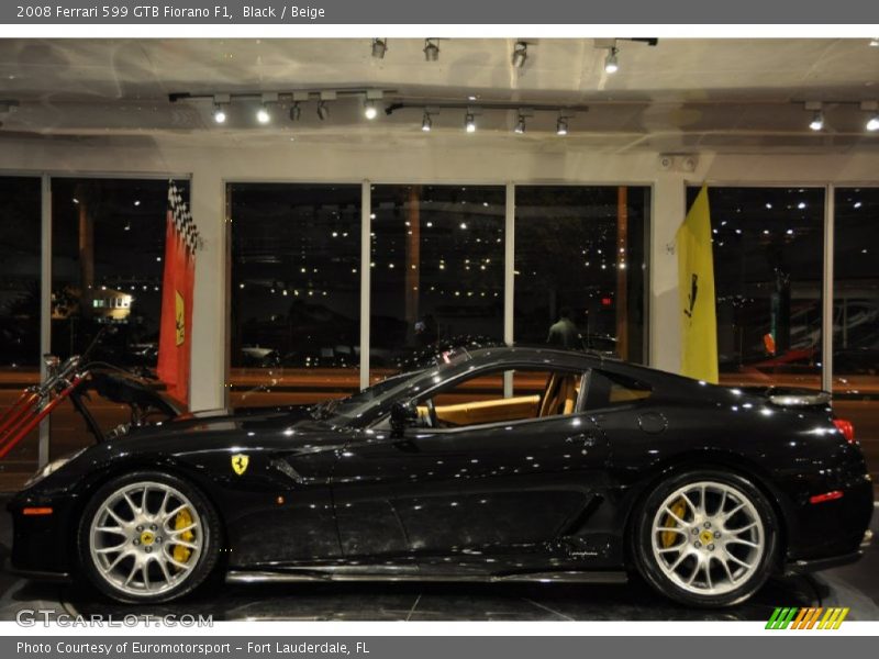 Black / Beige 2008 Ferrari 599 GTB Fiorano F1