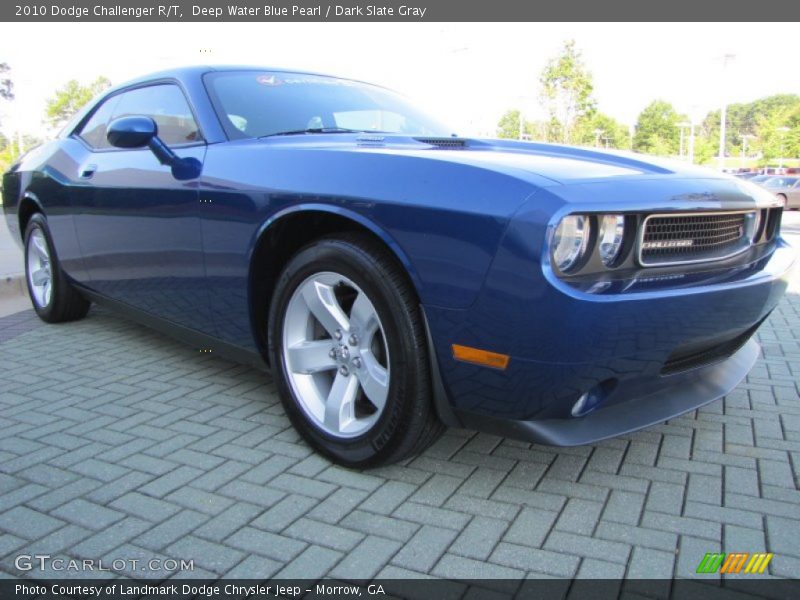 Deep Water Blue Pearl / Dark Slate Gray 2010 Dodge Challenger R/T