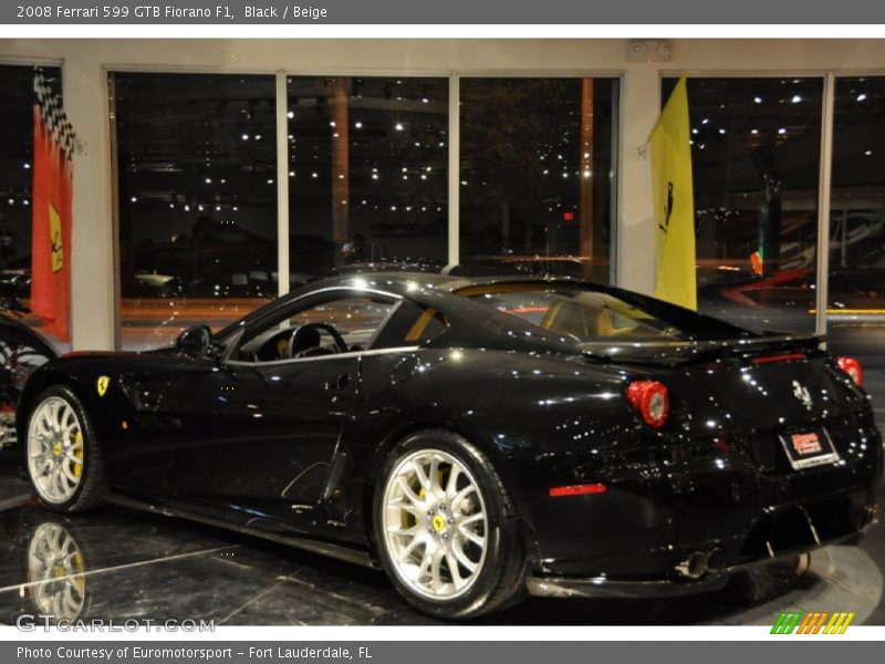 Black / Beige 2008 Ferrari 599 GTB Fiorano F1