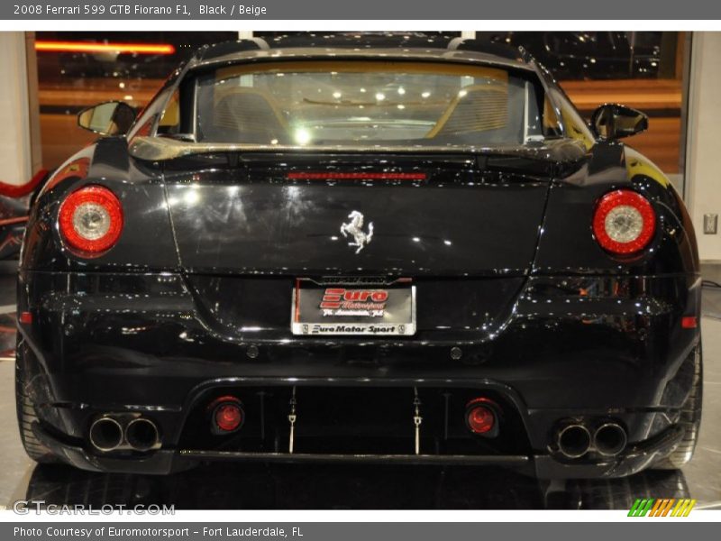 Black / Beige 2008 Ferrari 599 GTB Fiorano F1