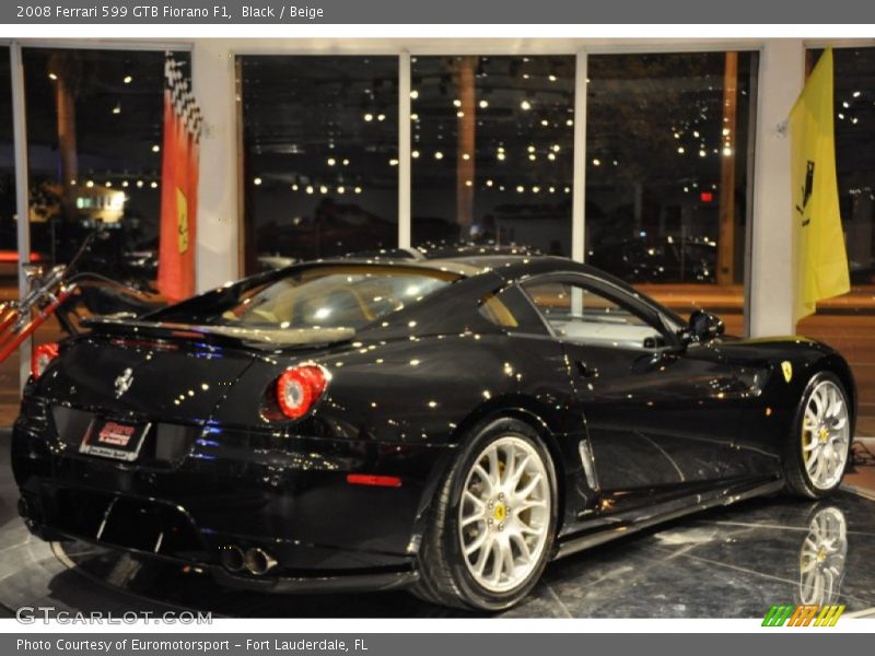 Black / Beige 2008 Ferrari 599 GTB Fiorano F1