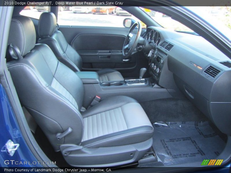 Deep Water Blue Pearl / Dark Slate Gray 2010 Dodge Challenger R/T