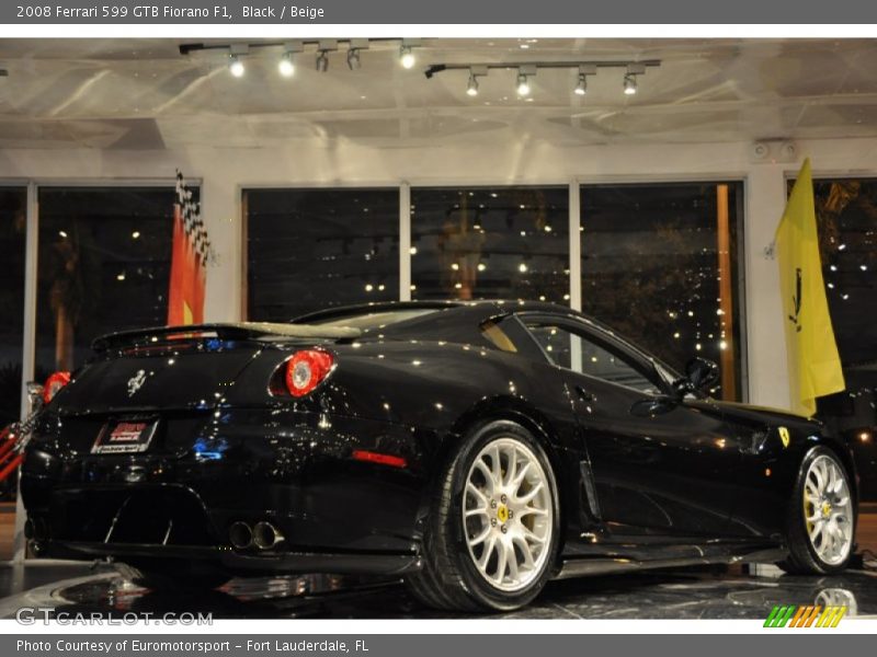 Black / Beige 2008 Ferrari 599 GTB Fiorano F1