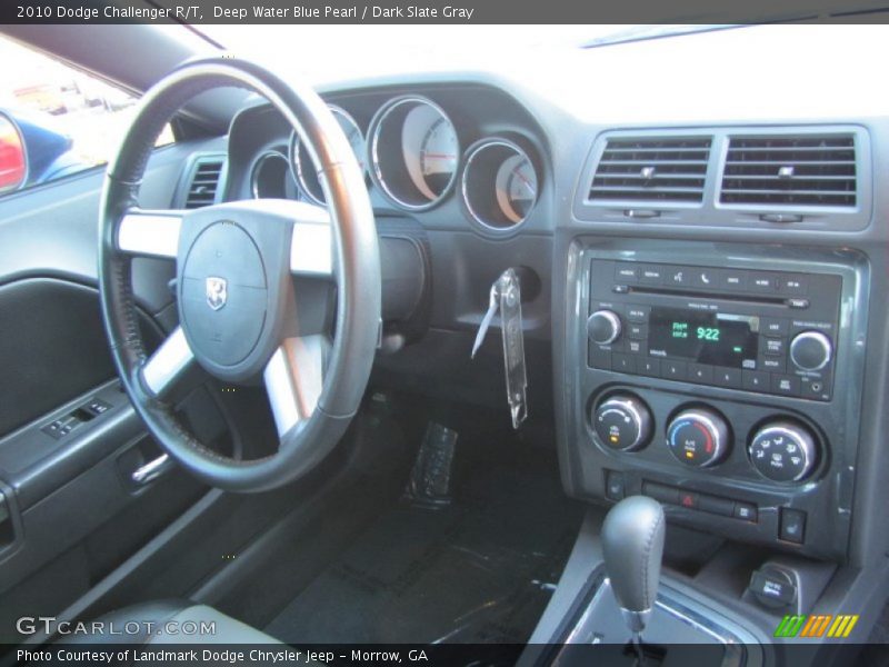 Deep Water Blue Pearl / Dark Slate Gray 2010 Dodge Challenger R/T