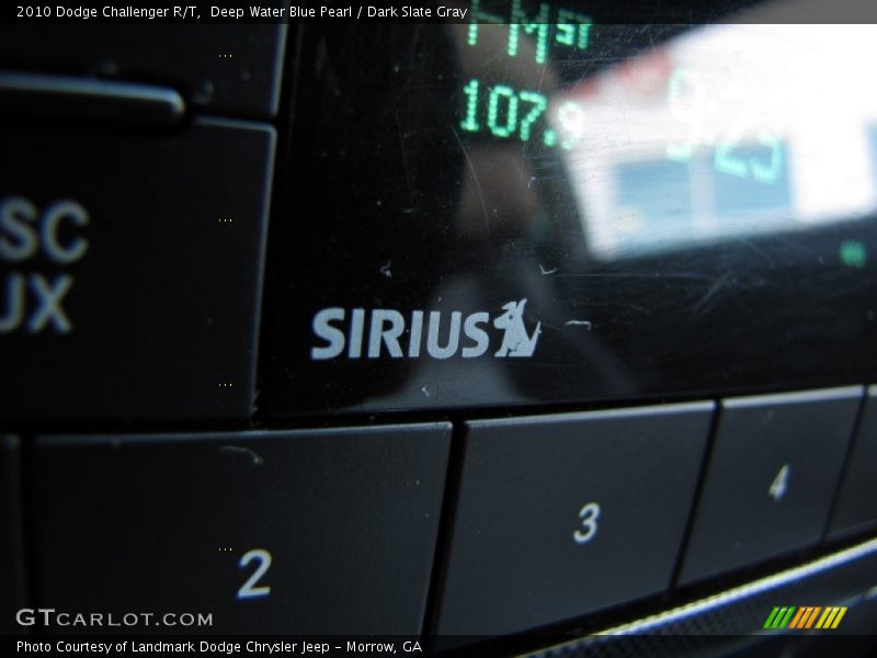 Deep Water Blue Pearl / Dark Slate Gray 2010 Dodge Challenger R/T