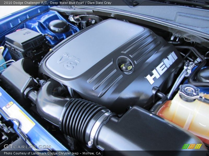 Deep Water Blue Pearl / Dark Slate Gray 2010 Dodge Challenger R/T
