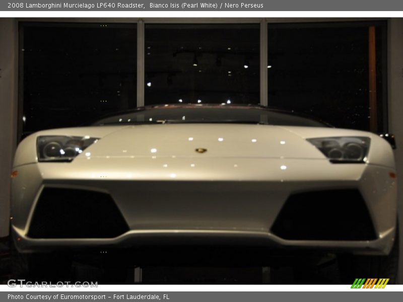 Bianco Isis (Pearl White) / Nero Perseus 2008 Lamborghini Murcielago LP640 Roadster