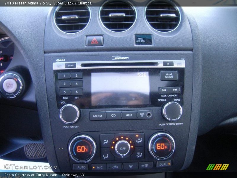 Super Black / Charcoal 2010 Nissan Altima 2.5 SL