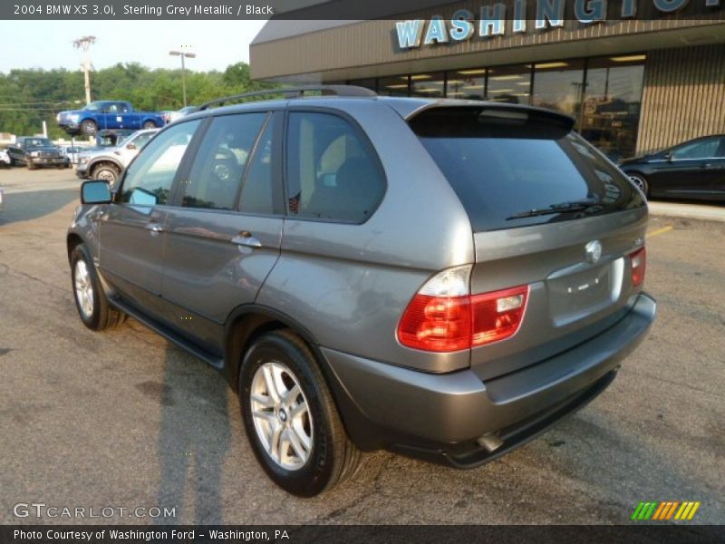 Sterling Grey Metallic / Black 2004 BMW X5 3.0i