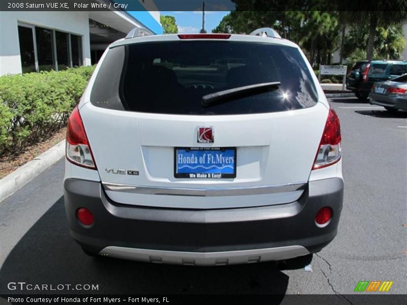 Polar White / Gray 2008 Saturn VUE XE