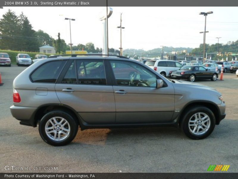 Sterling Grey Metallic / Black 2004 BMW X5 3.0i