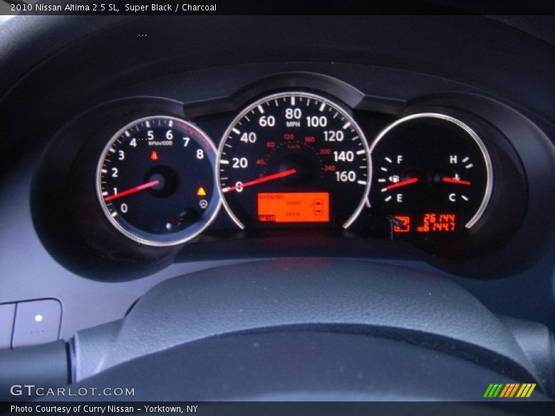Super Black / Charcoal 2010 Nissan Altima 2.5 SL
