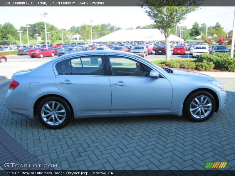 Liquid Platinum Silver / Graphite 2008 Infiniti G 35 Sedan