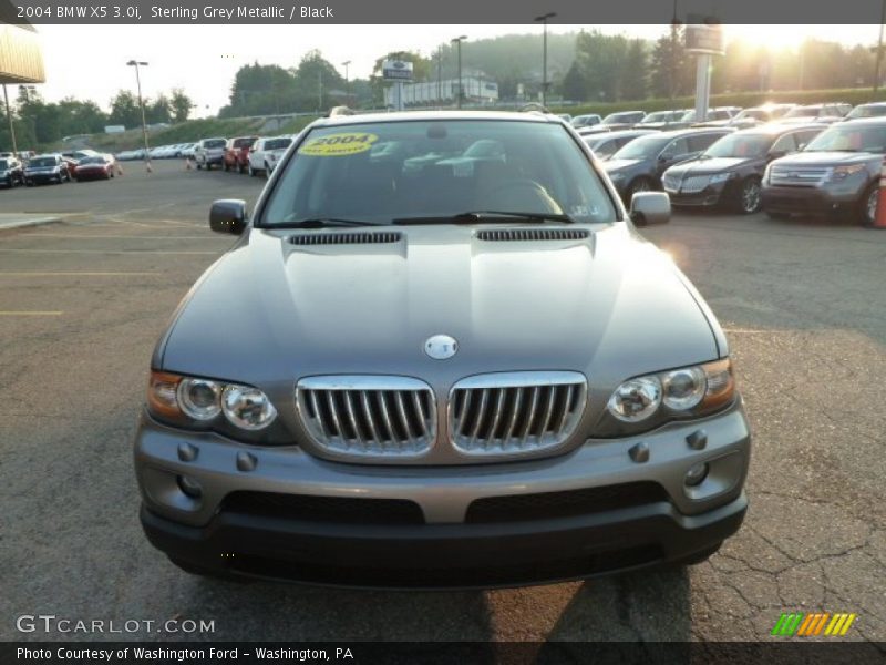 Sterling Grey Metallic / Black 2004 BMW X5 3.0i