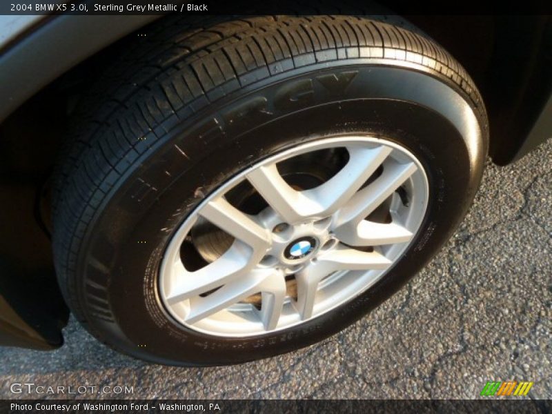 Sterling Grey Metallic / Black 2004 BMW X5 3.0i