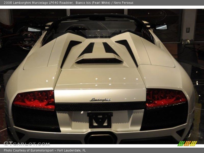 Bianco Isis (Pearl White) / Nero Perseus 2008 Lamborghini Murcielago LP640 Roadster