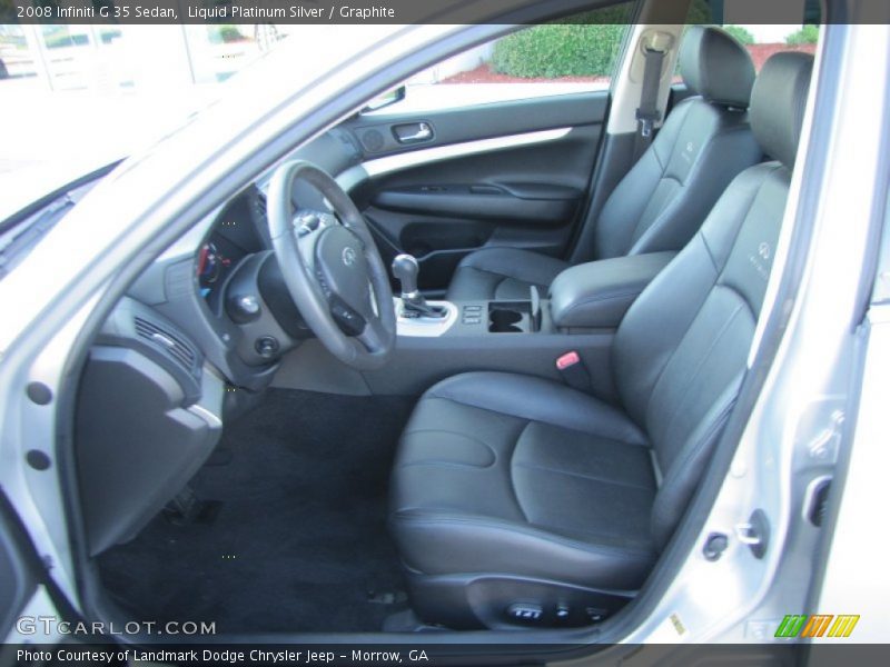 Liquid Platinum Silver / Graphite 2008 Infiniti G 35 Sedan