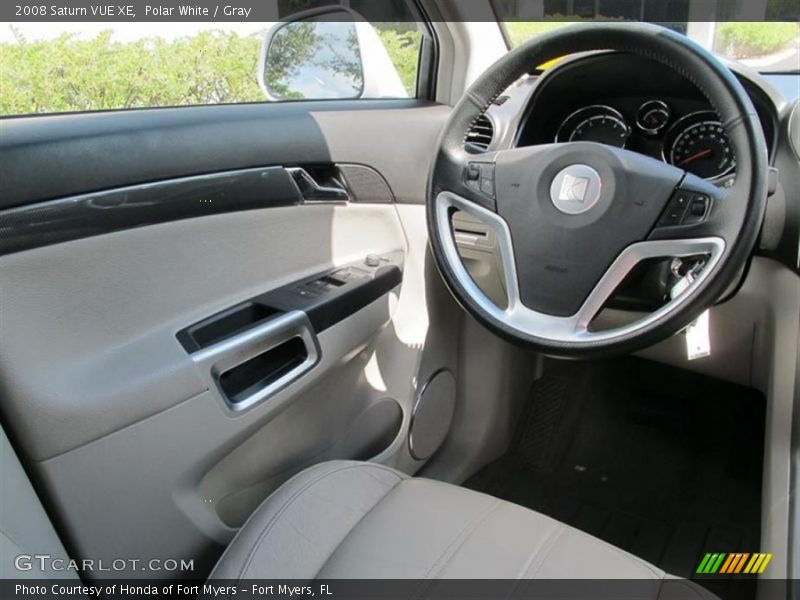 Polar White / Gray 2008 Saturn VUE XE
